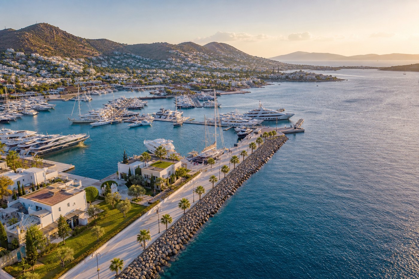 Yalıkavak Marina manzarası